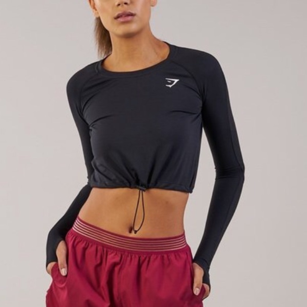 ISO Gymshark Drawcord Crop Top